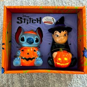 LILO and stitch ceramic salt and pepper shakers